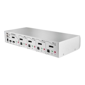 Lindy KVM Switch Pro DisplayPort USB 2.0 Audio