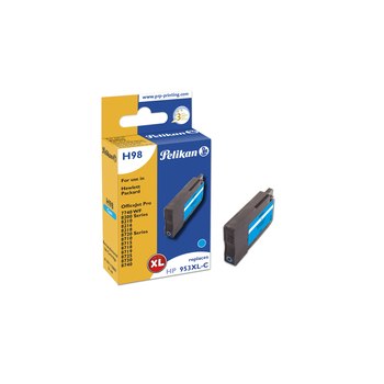 Pelikan H98 Cyan - Box - Ink Cartridge Refurbished - cyan - 20.5 ml