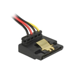 Delock Floppy 4 pin female > SATA 15 pin female metal - Netzteil - 4-Pin-Mini-Stromversorgungsstecker (R)