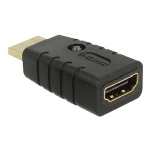 Delock 63320 - 1 x HDMI-A 19 pin - 1 x HDMI-A 19 pin - Nero