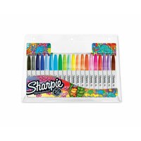 Sharpie Fine. Menge pro Packung: 20 Stück(e), Schreibfarben: Mehrfarbig, Typ der Spitze: Feine Spitze. Verpackungsart: Sichtverpackung