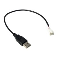 Inter-Tech 88885450 - USB - 3pin - 0,3 m - Nero