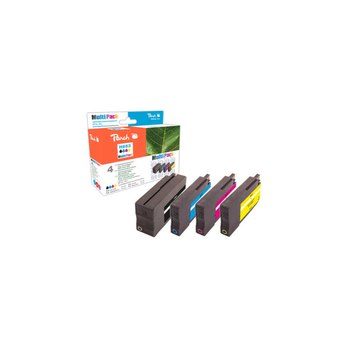 Peach PI300-721 - Originale - Inchiostro a base di pigmento - Nero - Ciano - Magenta - Giallo - HP - OfficeJet Pro 7700 Series OfficeJet Pro 7720 OfficeJet Pro 7730 OfficeJet Pro 7740 WF ... - 3 pezzo(i)