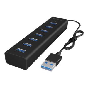 ICY BOX 7-Port Hub IB-HUB1700-U3 USB 3.0 Type-A Ports -...