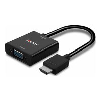 Lindy Videokonverter - HDMI - VGA - Schwarz