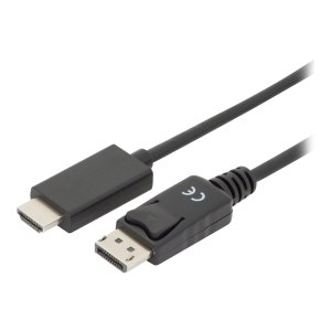 DIGITUS DisplayPort Adapterkabel, DP - HDMI Typ A