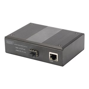 DIGITUS Industrial Gigabit Media Converter RJ45, SFP