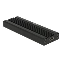 DeLOCK - Speichergehäuse - M.2 Card - USB 3.1 (Gen 2) - Schwarz