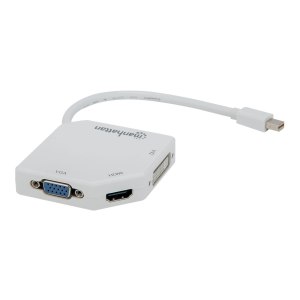 Manhattan Mini DisplayPort 1.2 to HDMI, DVI and VGA...