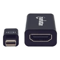 Manhattan Mini DisplayPort 1.2 to HDMI Adapter Cable, 1080p@60Hz, 12cm, Male to Female, Black, Three Year Warranty, Polybag