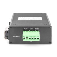 DIGITUS Industrial Gigabit PoE Media Converter PSE, RJ45, SFP