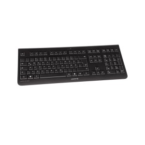 CHERRY DW 3000 - Tastatur-und-Maus-Set - kabellos - RF, 2.4 GHz - Französisch - Schwarz