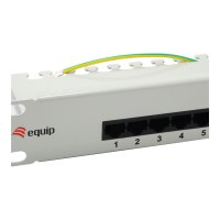 Equip Pro ISDN - Patch Panel - CAT 3 - RJ-45 X 25 - Hellgrau - 1U - 48.3 cm (19")