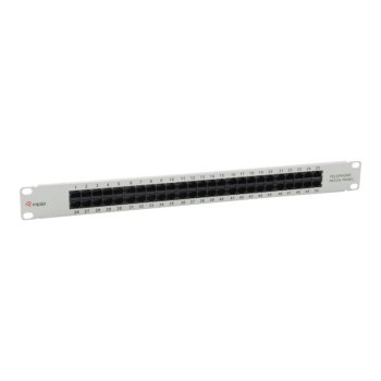 Equip Pro ISDN - Patch Panel - CAT 3 - RJ-45 X 50 - Hellgrau - 1U - 48.3 cm (19")