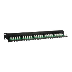 Equip 125298 - RJ-45 - Cat3 - Nero - Montaggio a rack - 1U - CE