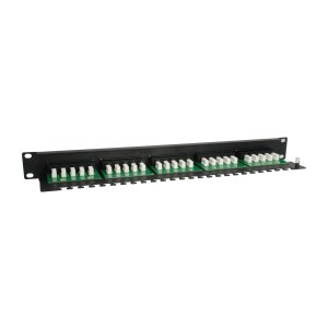 Equip 125298 - RJ-45 - Cat3 - Nero - Montaggio a rack - 1U - CE