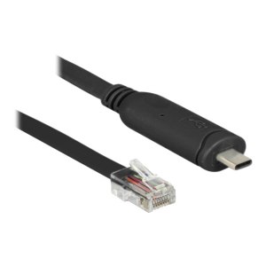 Delock 63912 - Nero - 2 m - USB Type-C - RJ45 - Maschio -...