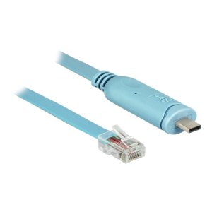 Delock Kabel seriell - 24 pin USB-C (M) zu RJ-45 (M)