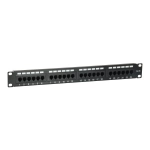 equip Pro - Patch Panel - CAT 5e - RJ-45 X 24 - Schwarz -...