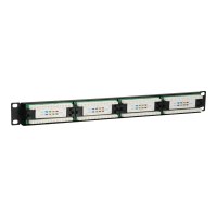 equip Pro - Patch Panel - CAT 5e - RJ-45 X 24 - Schwarz - 1U - 48.3 cm (19")