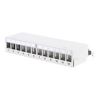 DIGITUS Modulares Desktop Patch Panel, geschirmt, 12-Port