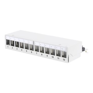 DIGITUS Desktop Modular Patch Panel, shielded, 12-port