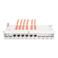 DIGITUS Desktop Modular Patch Panel, shielded, 12-port