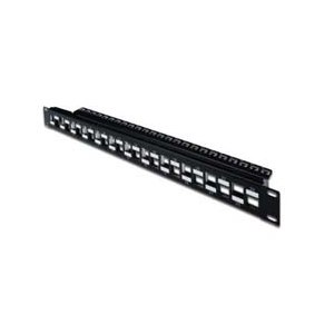 DIGITUS DN-91412 - 10 Gigabit Ethernet - 10000 Mbit/s - Cat6a - Nero - Acciaio galvanizzato - Montaggio a rack