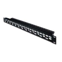 DIGITUS Modulares Patch Panel, 24-Port, abgestuft