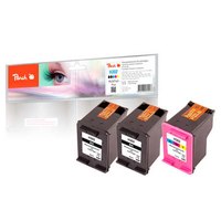 Peach PI300-658 - Pigment-based ink - Black,Cyan,Magenta,Yellow - HP - Multi pack - HP DeskJet 1110 HP DeskJet 1112 HP DeskJet 2100 Series HP DeskJet 2130 HP DeskJet 2132 HP DeskJet... - 3 pc(s)