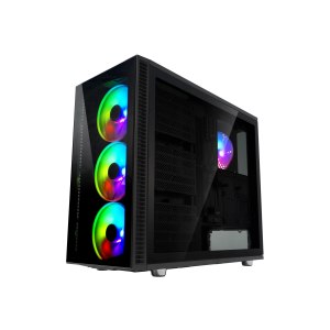 Fractal Design Define S2 Vision RGB - Tower - E-ATX - Seitenteil mit Fenster (Glas) - keine Spannungsversorgung (ATX) - USB/Audio