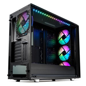 Fractal Design Define S2 Vision RGB - Tower - E-ATX - Seitenteil mit Fenster (Glas) - keine Spannungsversorgung (ATX) - USB/Audio