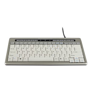 Bakker S-board 840 - Mini - Cablato - USB - QWERTY - Grigio