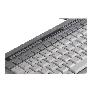 Bakker S-board 840 - Mini - Cablato - USB - QWERTY - Grigio