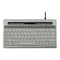 Bakker S-board 840 - Mini - Cablato - USB - QWERTY - Grigio