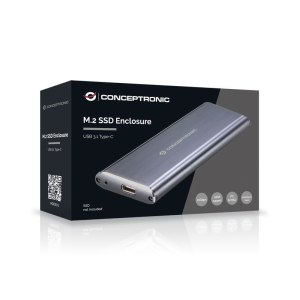 Conceptronic - Speichergehäuse - M.2 - M.2 Card - USB 3.1 (Gen 2)