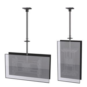 Equip Pro - Klammer - für 2 LCD-/Plasma-Konsolen - Stahl - Schwarz - Bildschirmgröße: 81.3-165.1 cm (32"-65")