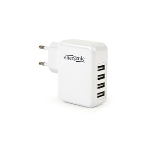 Gembird Universal USB-Ladegerät 4-Port 3.1 A 15W...