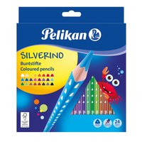 Pelikan 700665. Menge pro Packung: 24 Stück(e), Schreibfarben: Schwarz, Blau, Braun, Grün, Grau, Hellblau, Hellgrün, Mehrfarbig, Orange, Pfirsich, Pink,..., Material: Holz. Verpackungsart: Karton mit Aufhänger