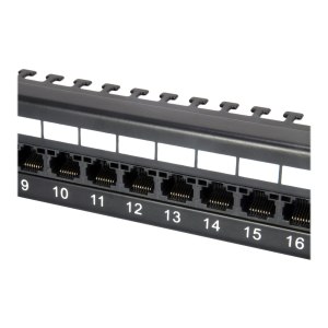 equip Pro - Patch Panel - CAT 6 - RJ-45 X 24 - Schwarz -...