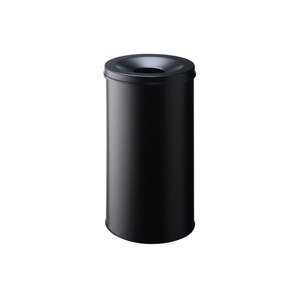 Durable 3307-01 - 60 L - Round - Steel - Black - Aluminium - 37.5 cm
