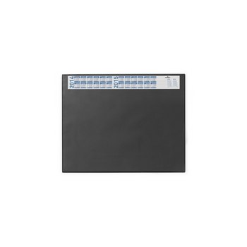 DURABLE - Schreibtischmatte mit transparenter Auflage - 52 x 65 cm - Schwarz