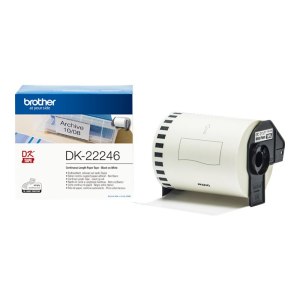 Brother DK-22246 - Nero su bianco - DK - Nero - Bianco -...