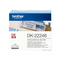 Brother DK-22246 - Papier - Schwarz auf Weiß - Rolle (10,3 cm x 30,48 m)