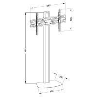 Techly Stand - for LCD display