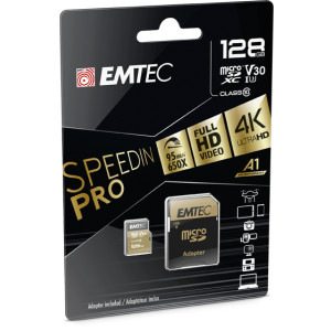 EMTEC SpeedIN PRO - Flash-Speicherkarte (microSDHC/SD-Adapter inbegriffen)