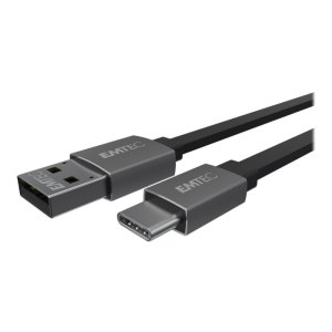 EMTEC T700C - 1,2 m - USB A - USB C - Nero