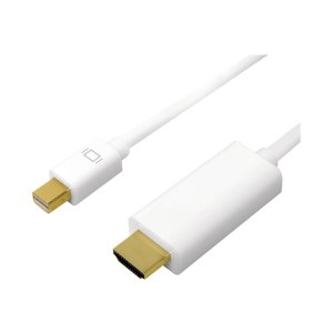 LogiLink CV0123 - 2 m - Mini DisplayPort - HDMI tipo A...