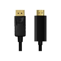 LogiLink CV0127 - 2 m - DisplayPort - HDMI tipo A (Standard) - Maschio - Maschio - Dritto