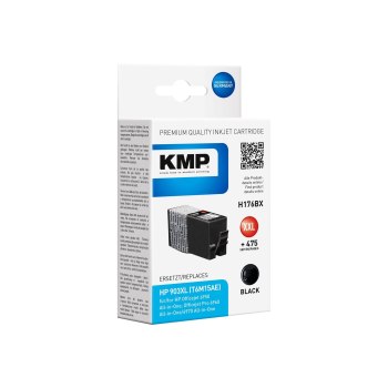 KMP H176BX - 35 ml - Größe XXL - Schwarz - kompatibel - Tintenpatrone (Alternative zu: HP 903XL)